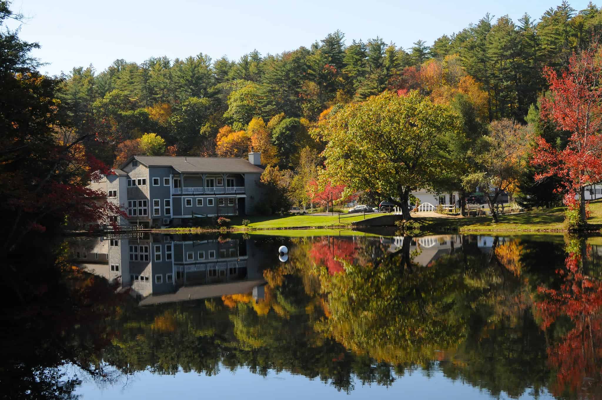 Purity Spring Resort fall foliage